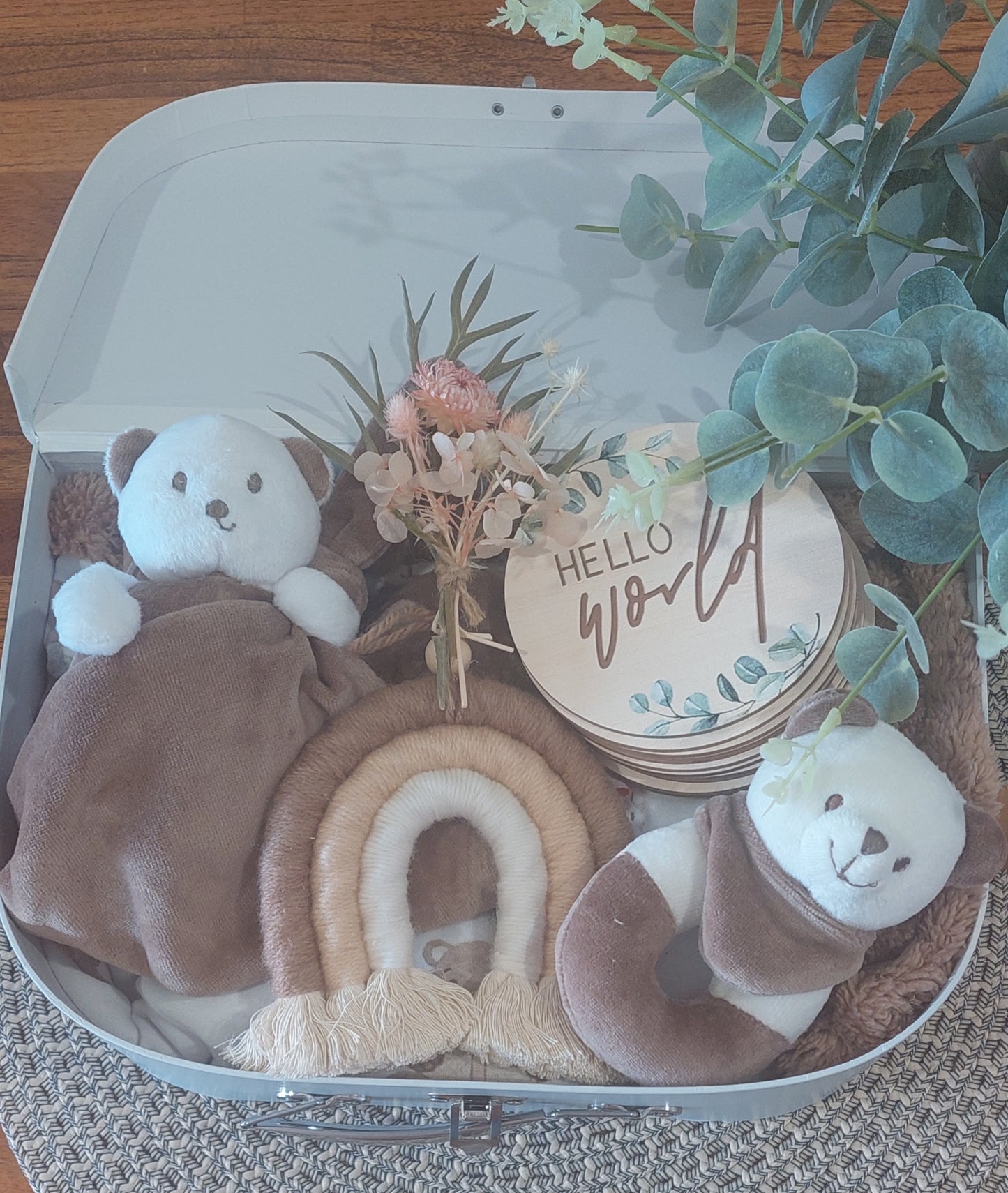 Brown Bear Neutral Baby Hamper Gift