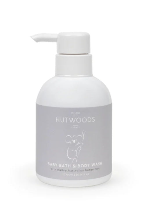 Hutwoods Baby Bath and Body Wash - 300g Grey