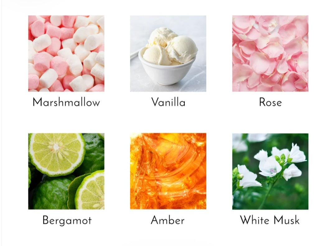 Eau De Parfum Mary Grace Marshmallow and Musk Scent