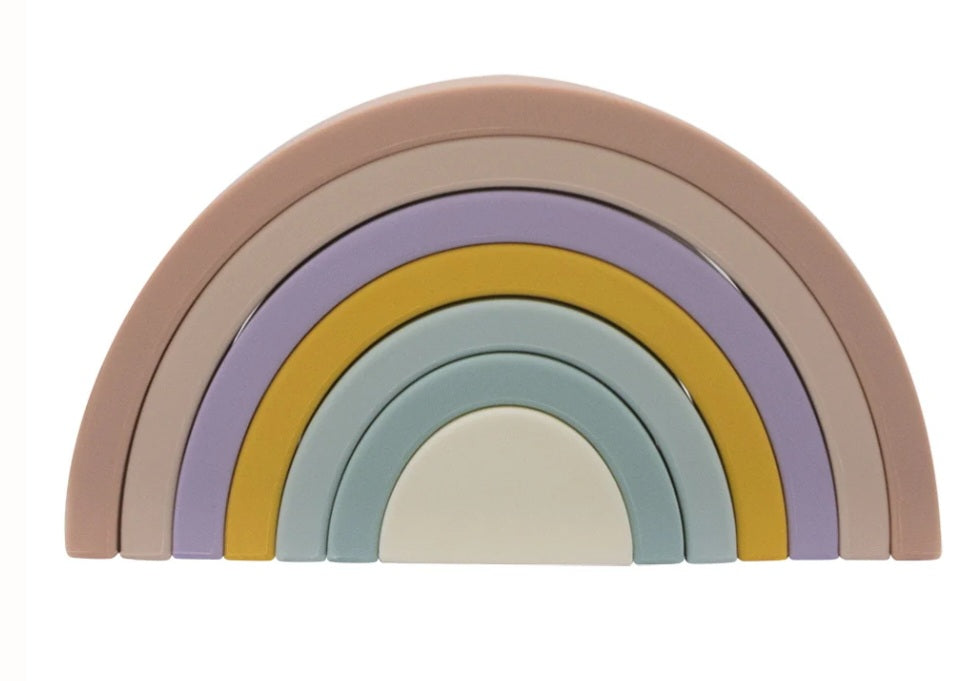 Rainbow themed baby hamper