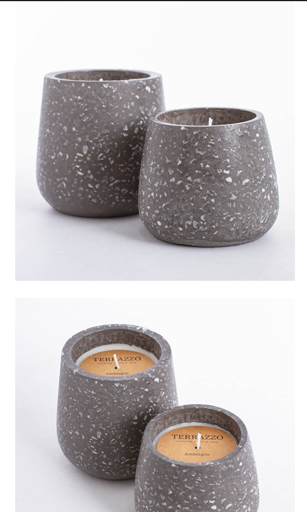 Terrazoo Candle (Black)