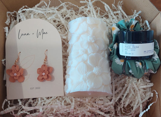 Little orange Floral gift box