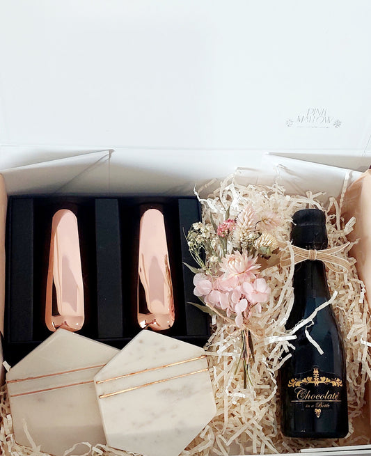 Luxe Copper Celebration Gift Hamper Box