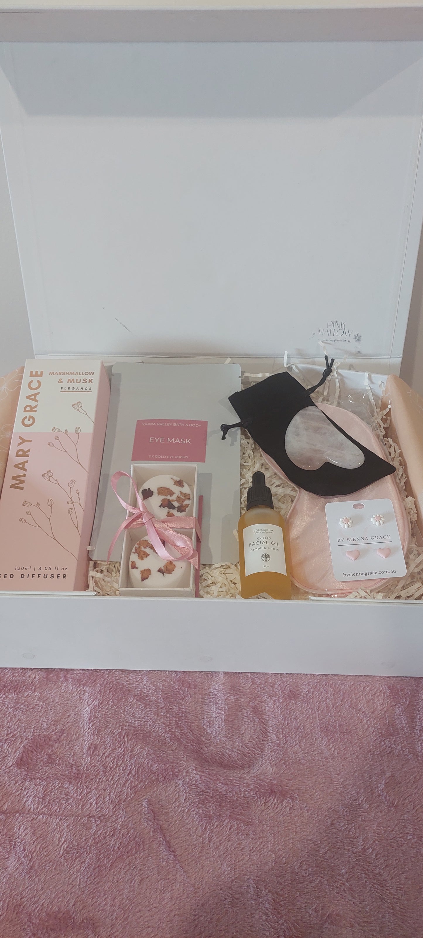 Pink Velvet and Glow Hamper