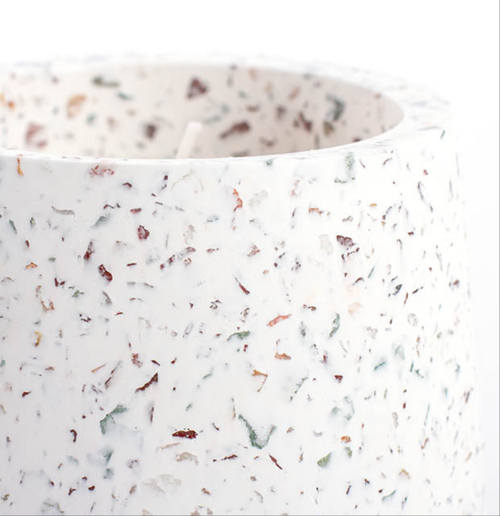 Terrazzo Candle (White)