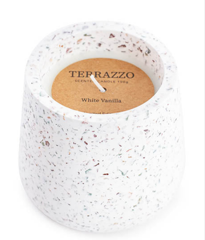 Terrazzo Candle (White)