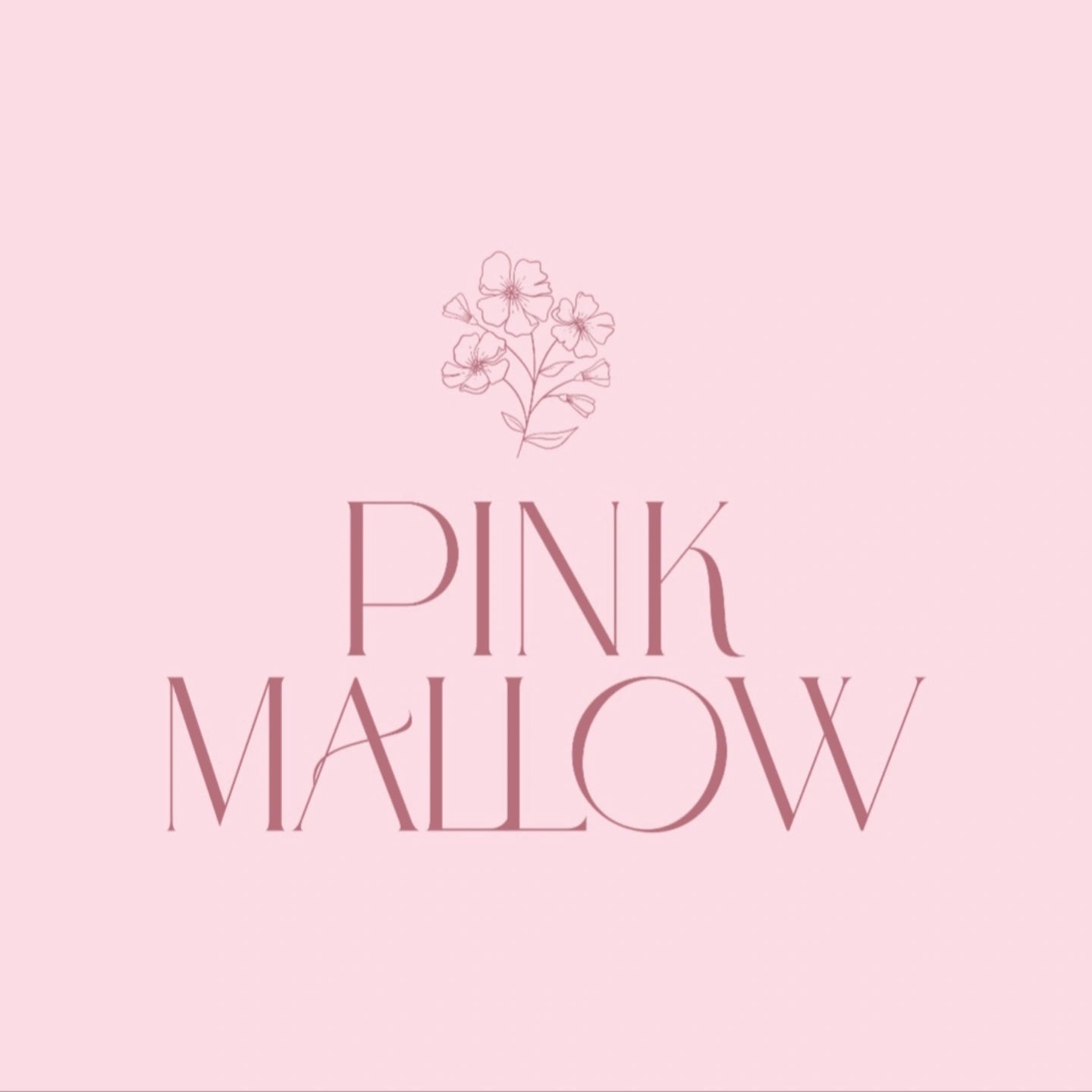 Rose pink mini scrunchie