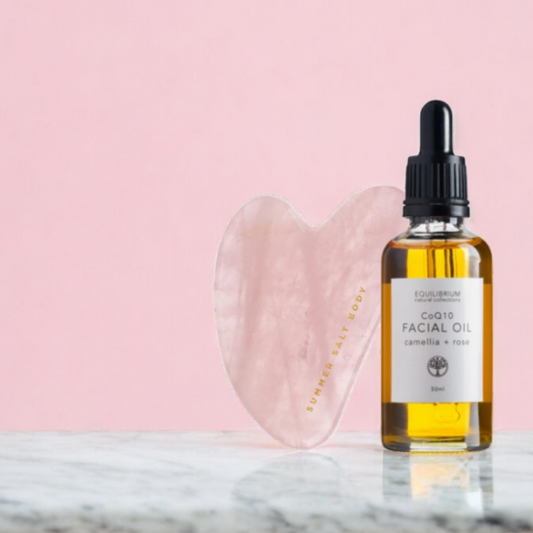 Gua Sha and Coq10 Facial oil