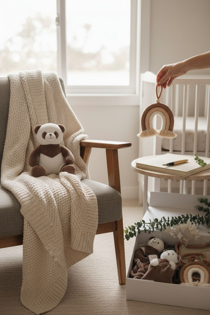 Brown Bear Neutral Baby Hamper Gift