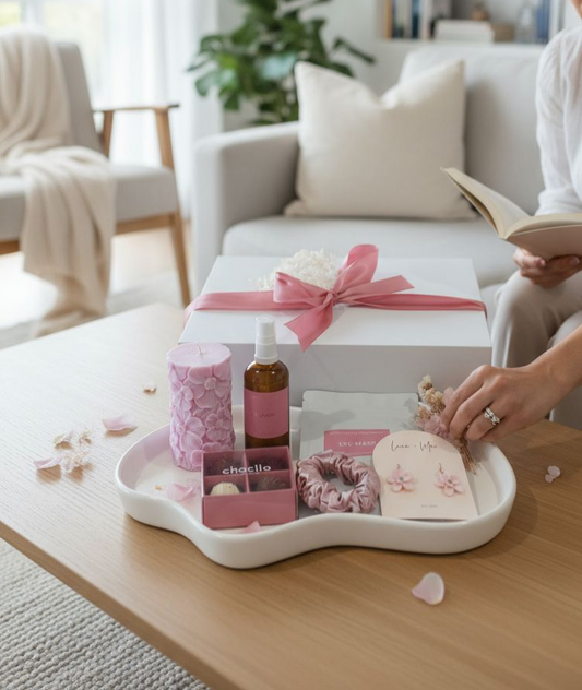 Relaxation Pink Hamper Gift Box