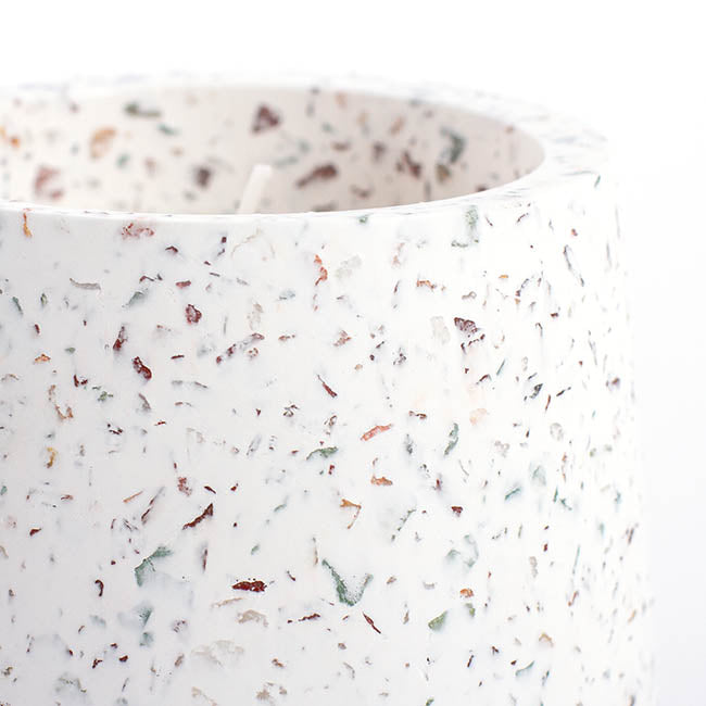 Terrazzo Candle (White)