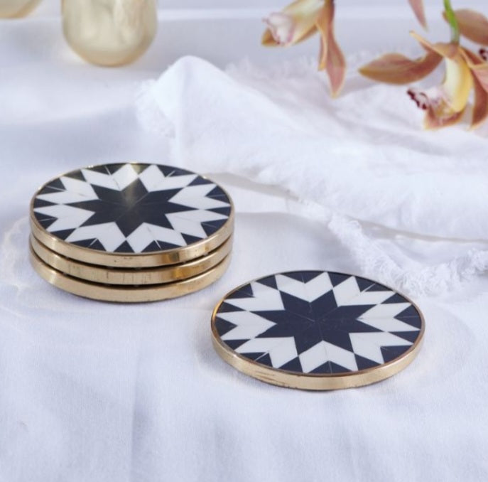 Bone Inlay Coasters