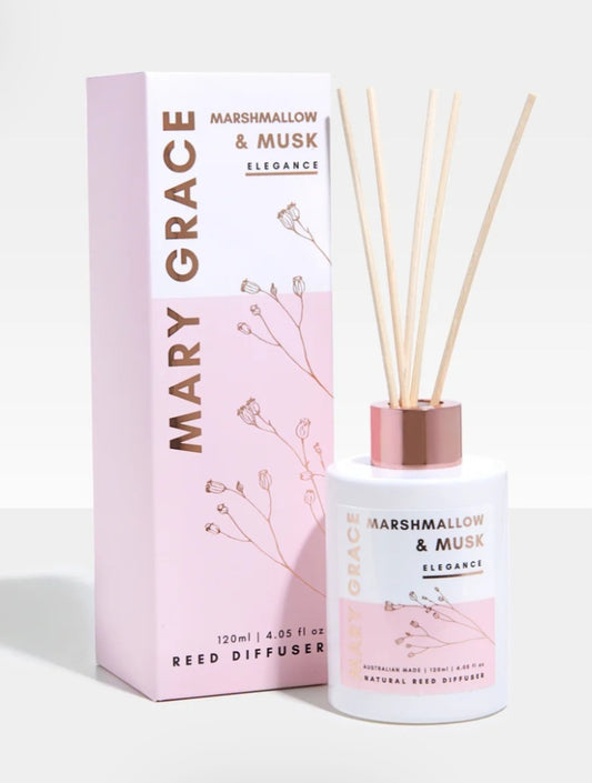 Marshmallow and Musk Diffuser - Mary Grace 120mL