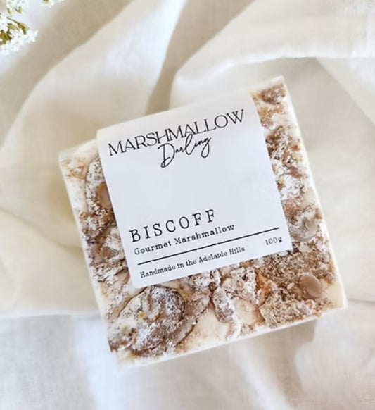 Biscoff Flavoured Gourmet Marshmallows Handmade