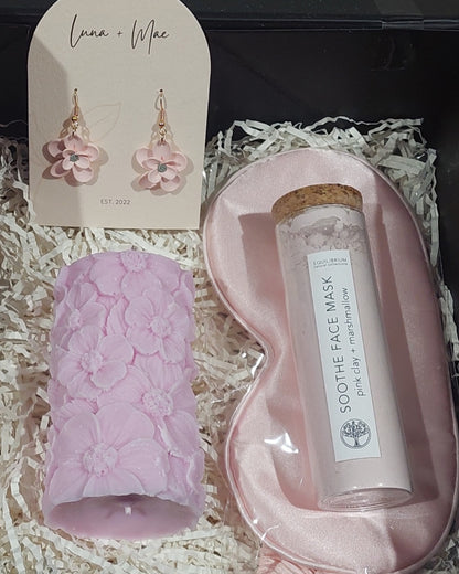Mini Pink Flower Hamper