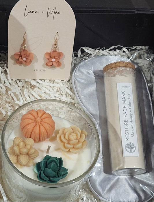 Mini Orange Flower Hamper