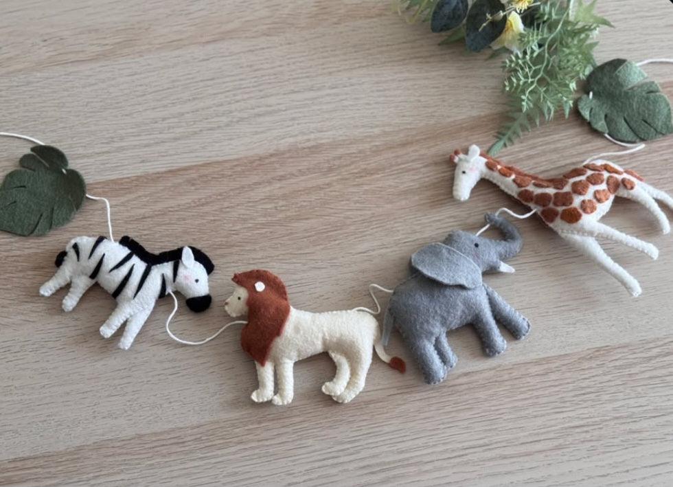Jungle Safari Theme Bunting - Handmade