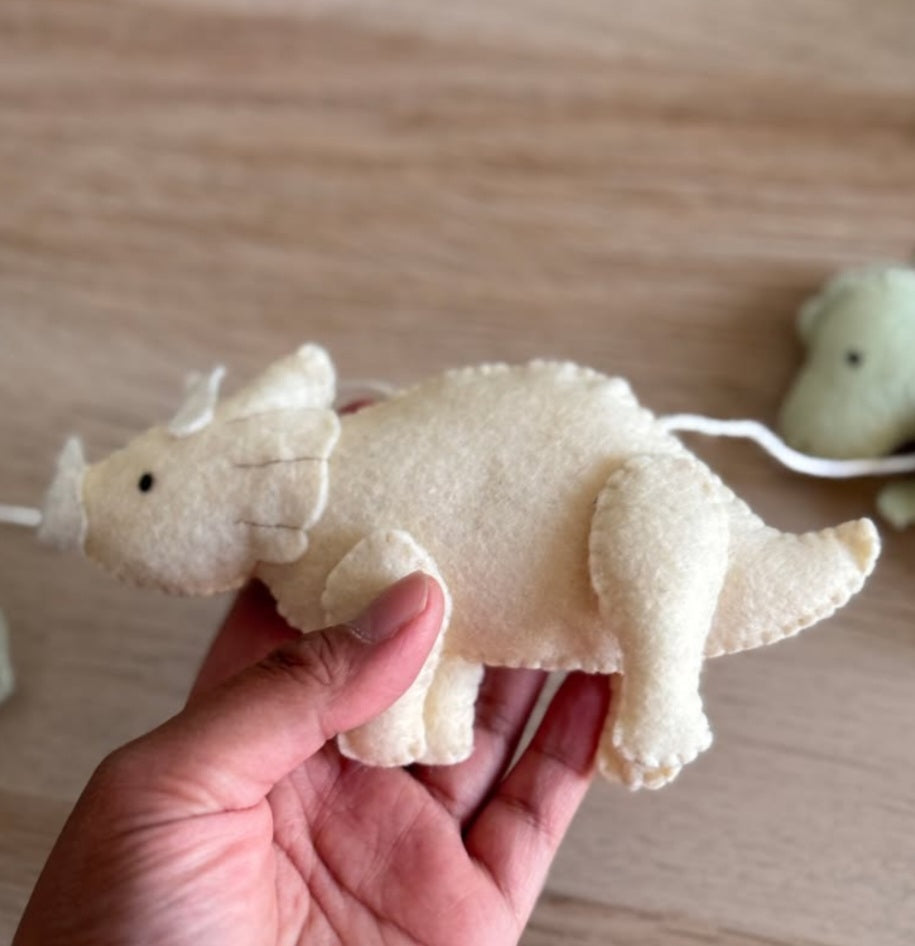 Dinosaur Bunting - Pastel Colours