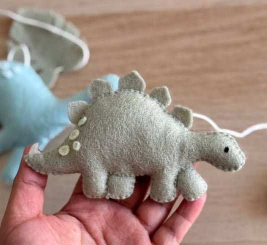 Dinosaur Bunting - Pastel Colours
