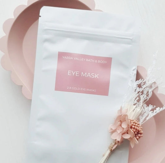 Gold Eye Masks x 2