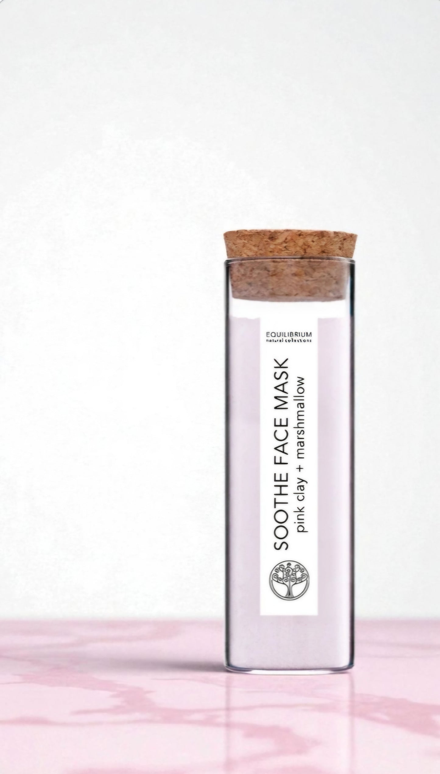 Pink Clay and Marshmallow Face Mask