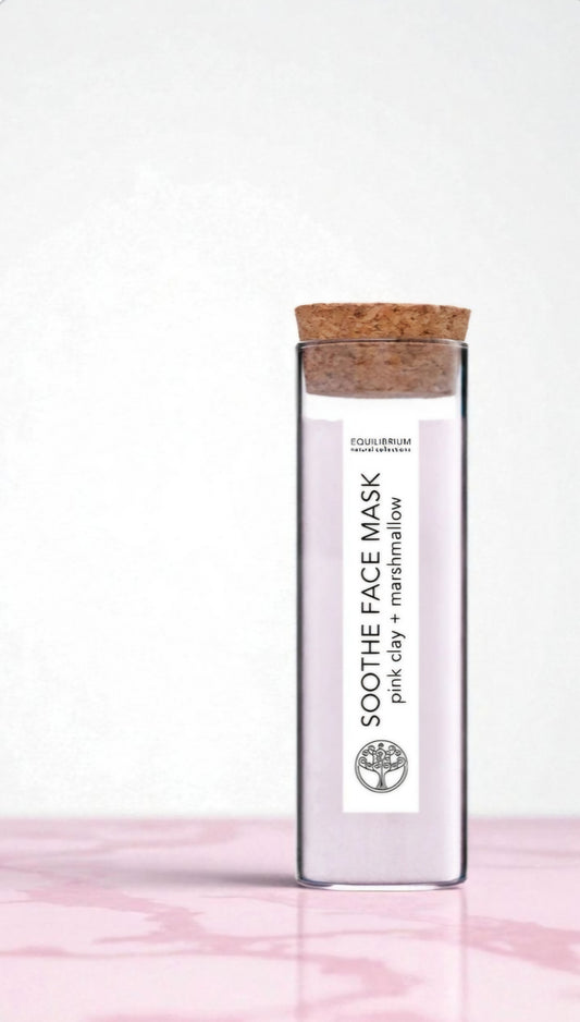 Pink Clay and Marshmallow Face Mask