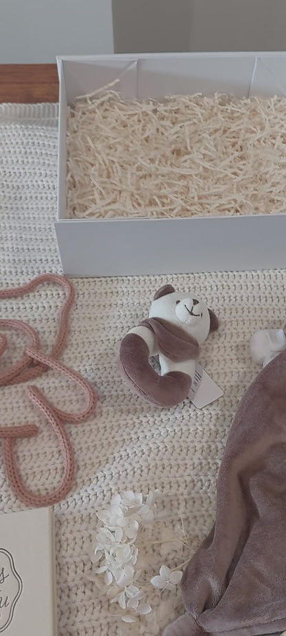 Teddy Bear Memory Baby Gift Box Hamper