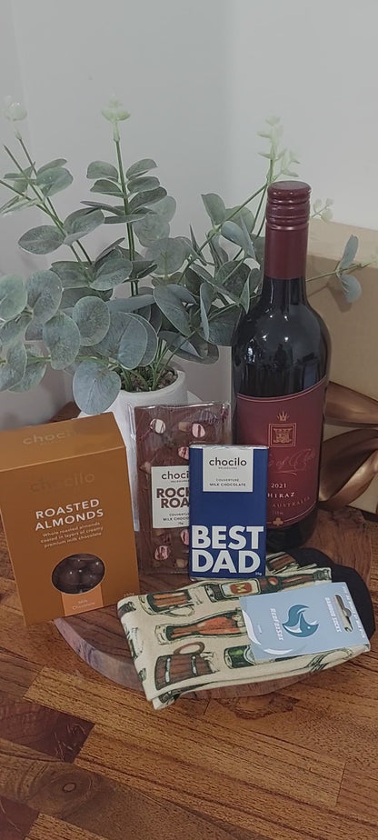Wine and Chocoholic Hamper Gift Box